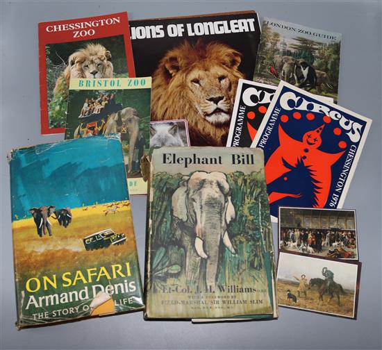 Qty of zoo & animal ephemera